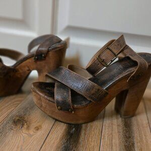 Bed Stu Block Heels size 9